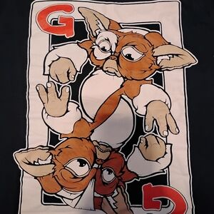 Gremlins Gildan Black T-Shirt with Cartoon Graphic
